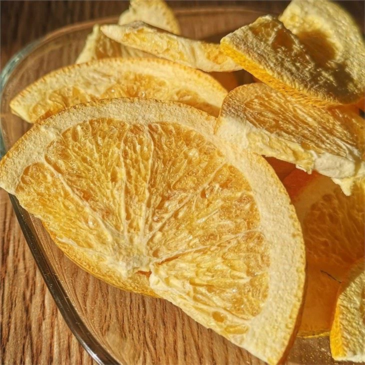 Freeze Drying Oranges
